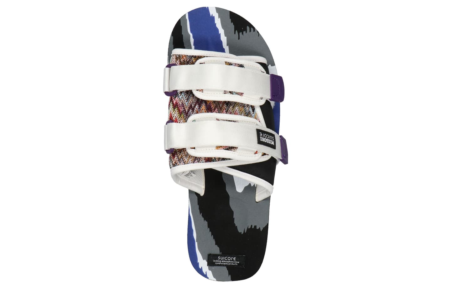 MISSONI x Suicoke Slide Sandals Black White