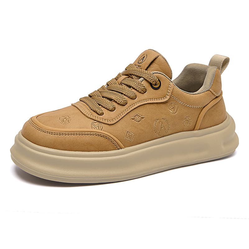 Aokang Letter Embossed Low Top Sneakers