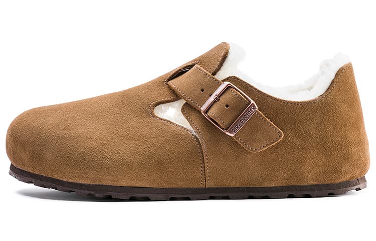 Birkenstock Suede Casual Sneakers Brown Narrow