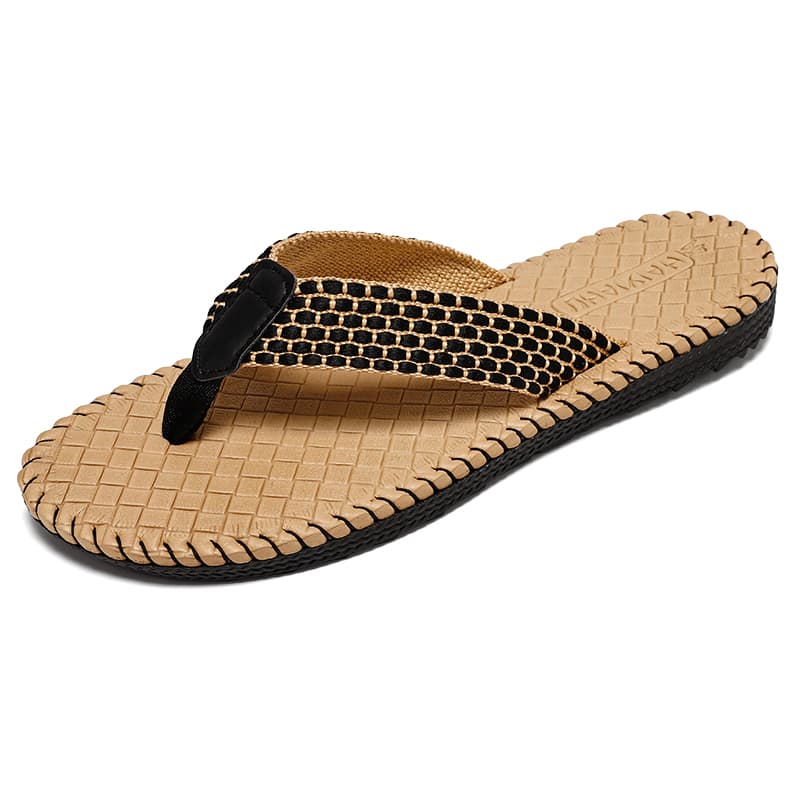 Nanjiren Retro Casual Flip Flops Men