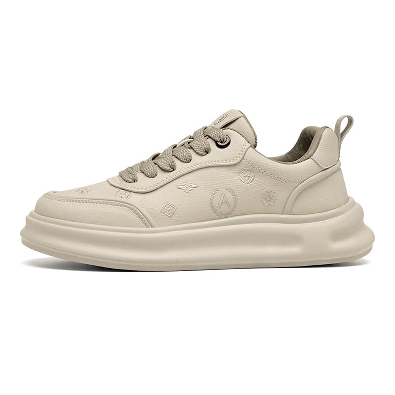 Aokang Letter Embossed Low Top Sneakers
