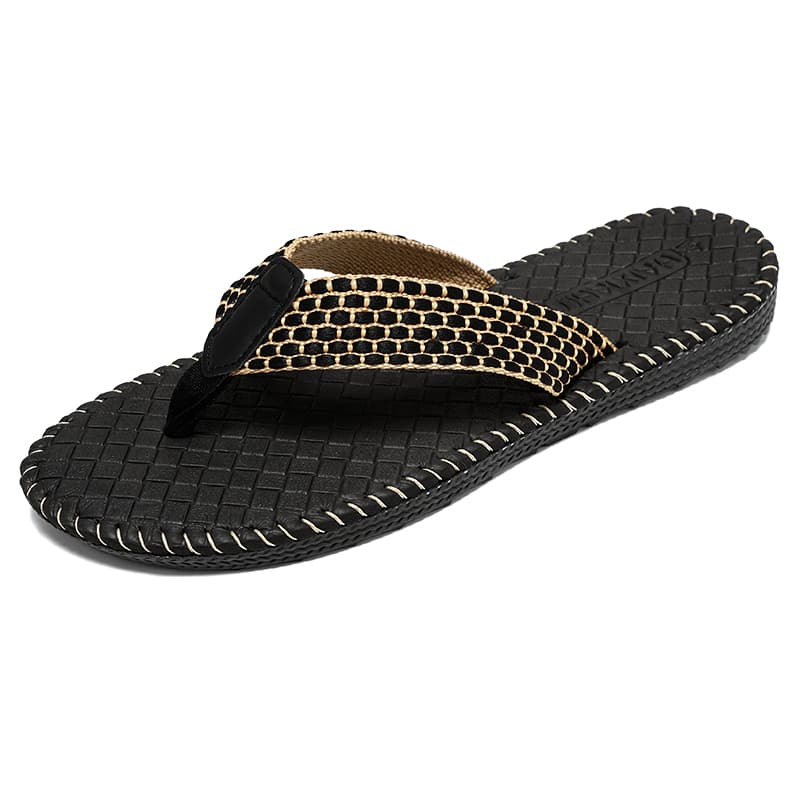 Nanjiren Retro Casual Flip Flops Men