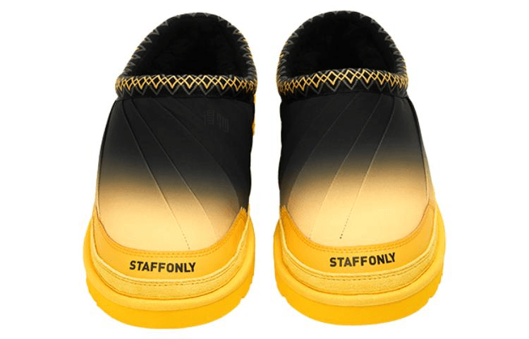 UGG Low Top Casual Shoes Black Yellow