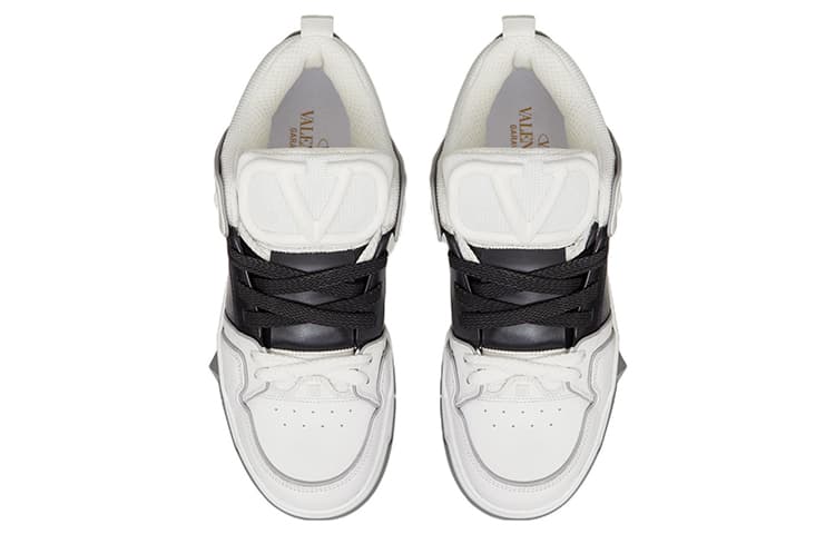 Valentino Open Skate White Black