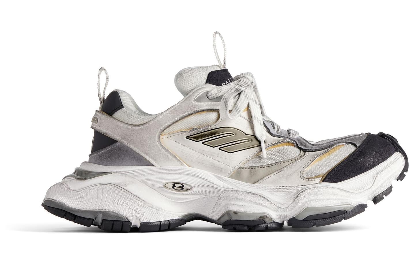 Balenciaga Cargo Low White Grey