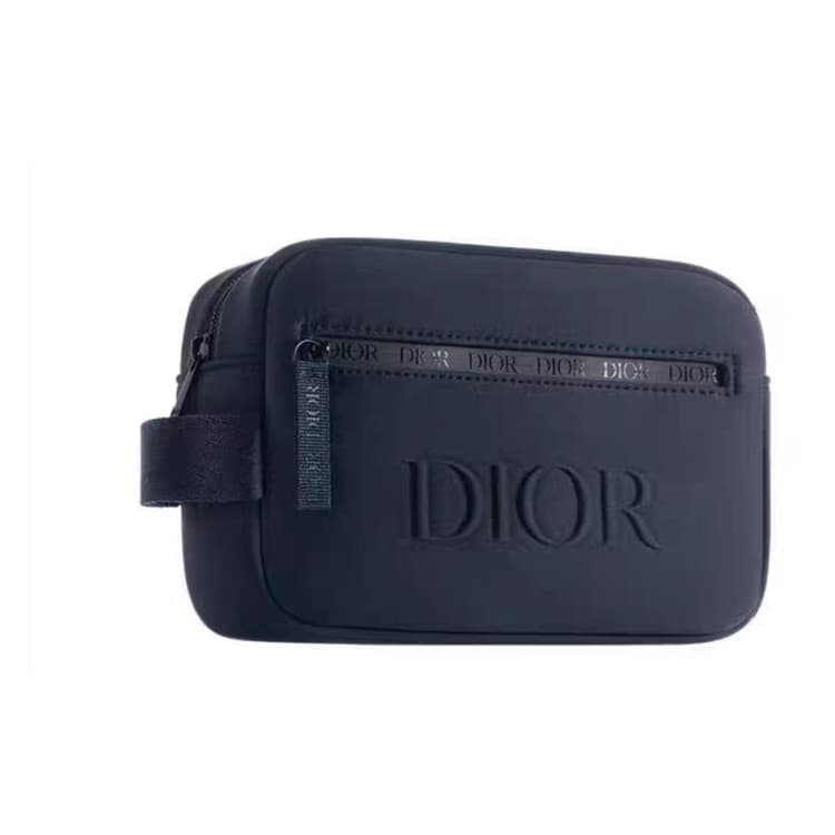 DIOR Wild Navy Space Cotton Makeup Bag