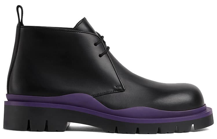Bottega Veneta BV Tire Black Purple