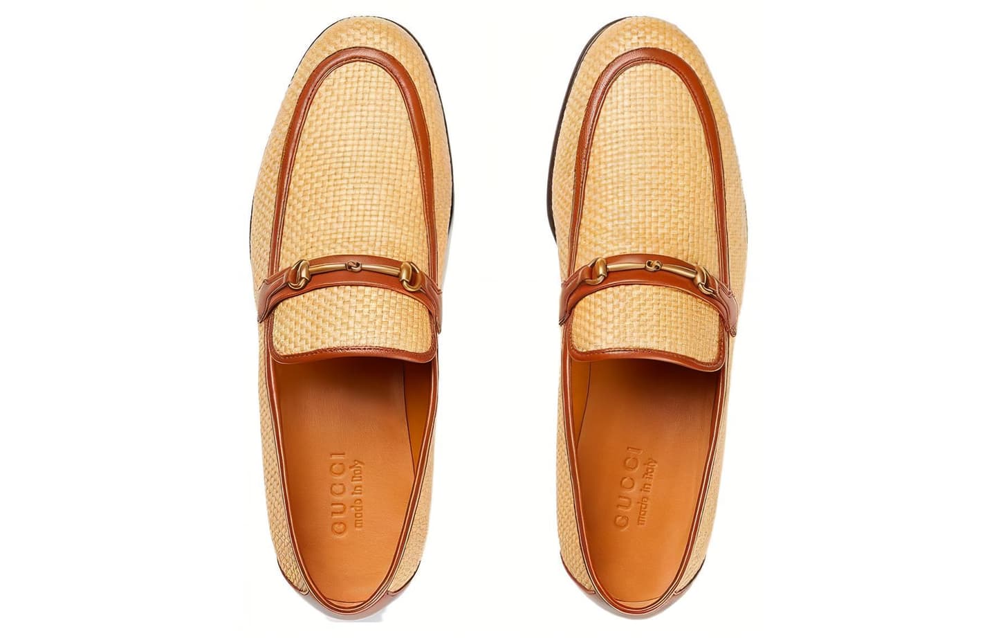 Gucci Leather Slip-On Beige
