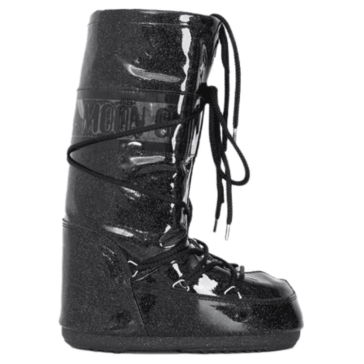 Moon Boot High Sequin Black