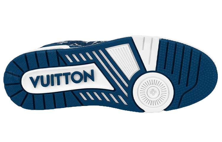Louis Vuitton Trainer Denim Blue White