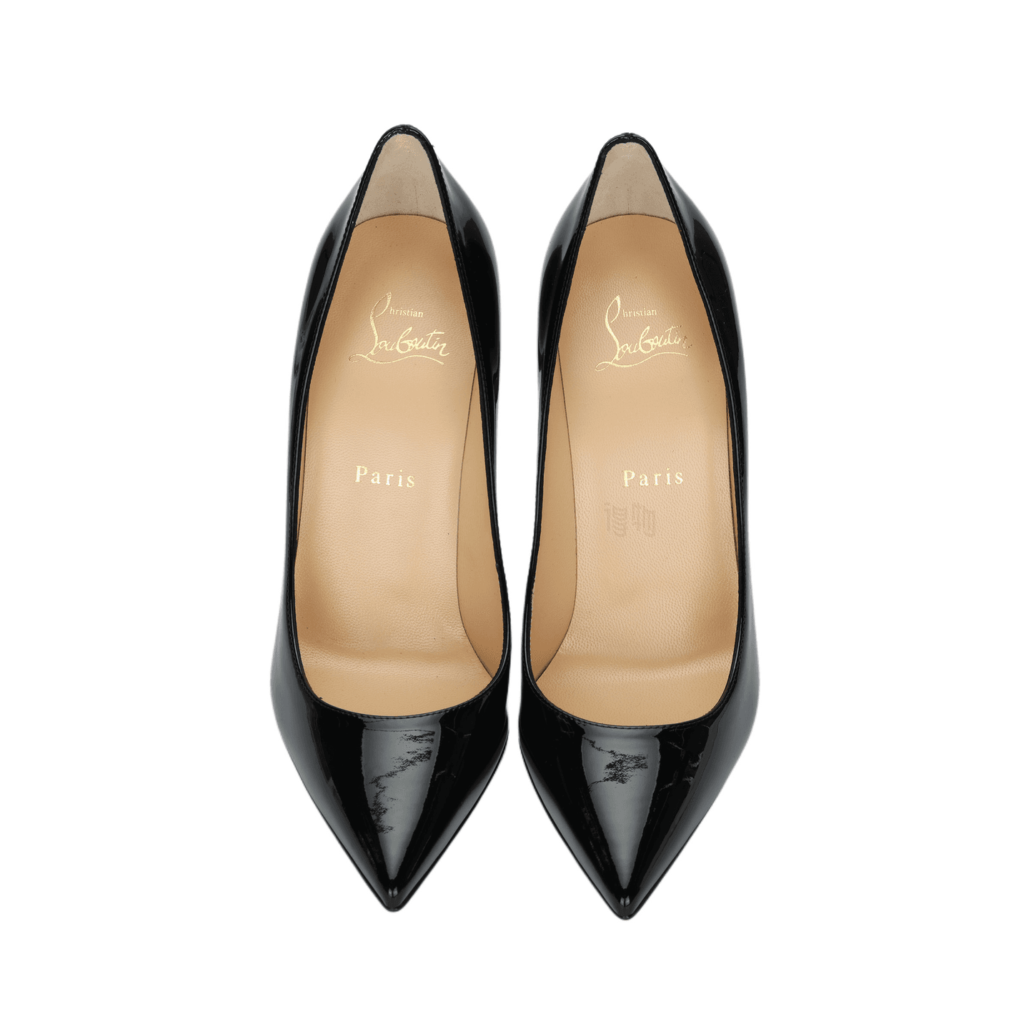 CL Kate Black Patent Heels
