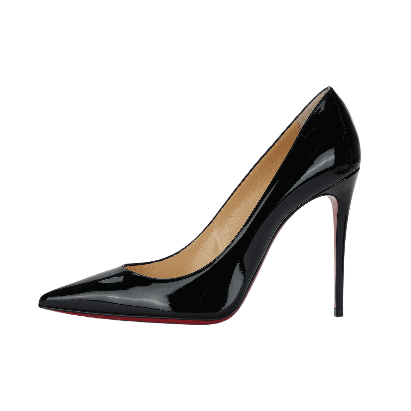 CL Kate Black Patent Heels