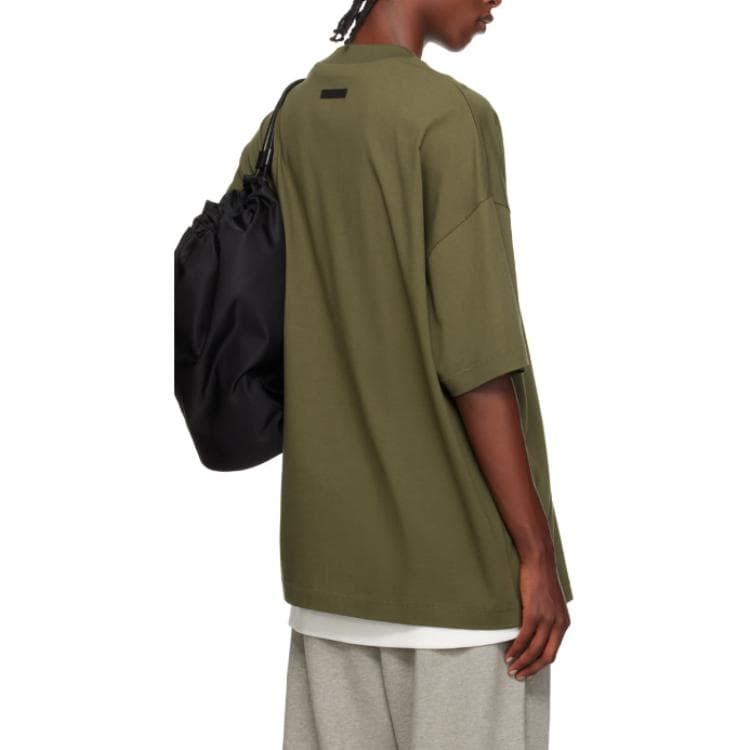 Fear of God Essentials Jersey Crewneck Tee Military