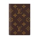 Louis Vuitton Canvas Passport Holder Brown