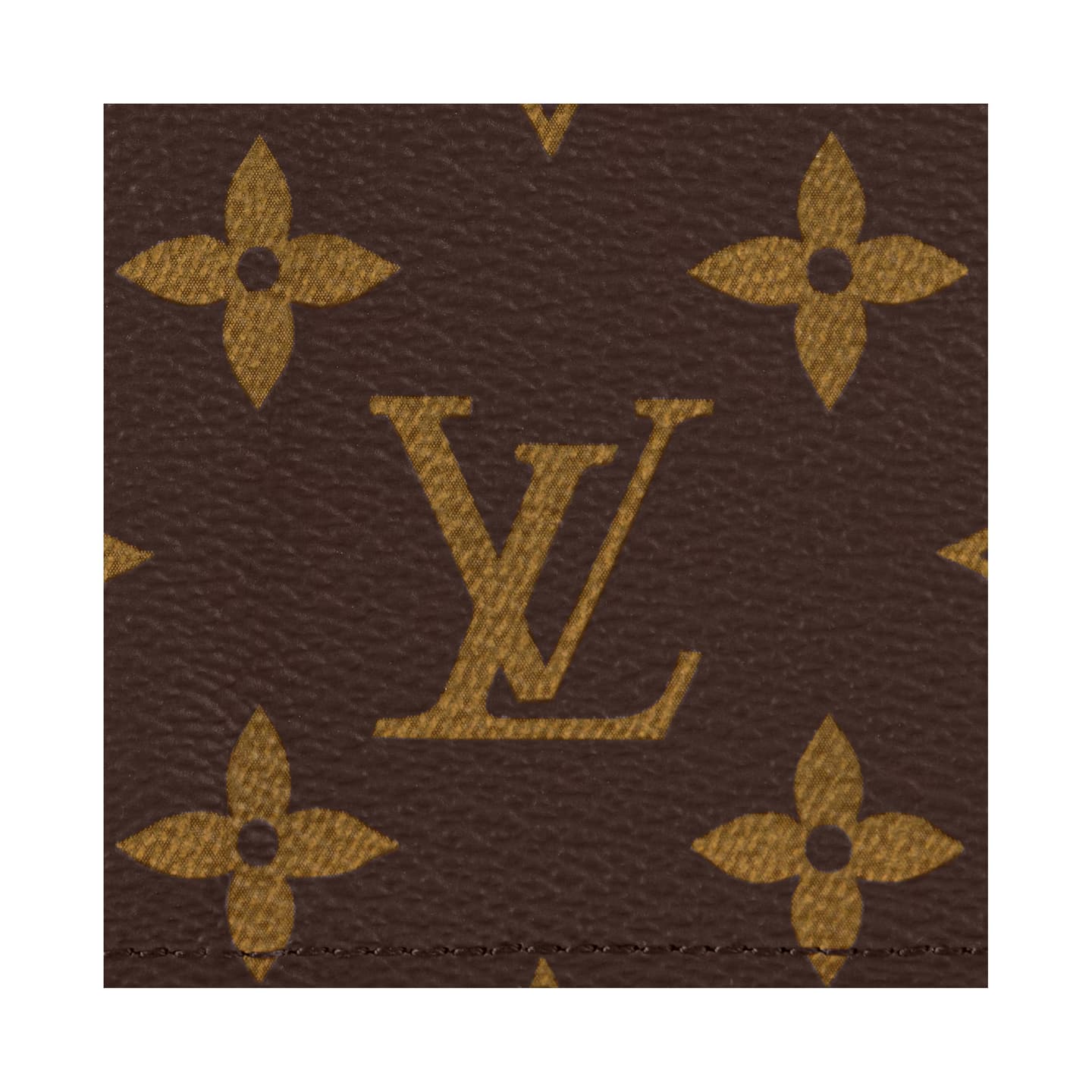 Louis Vuitton Canvas Passport Holder Brown