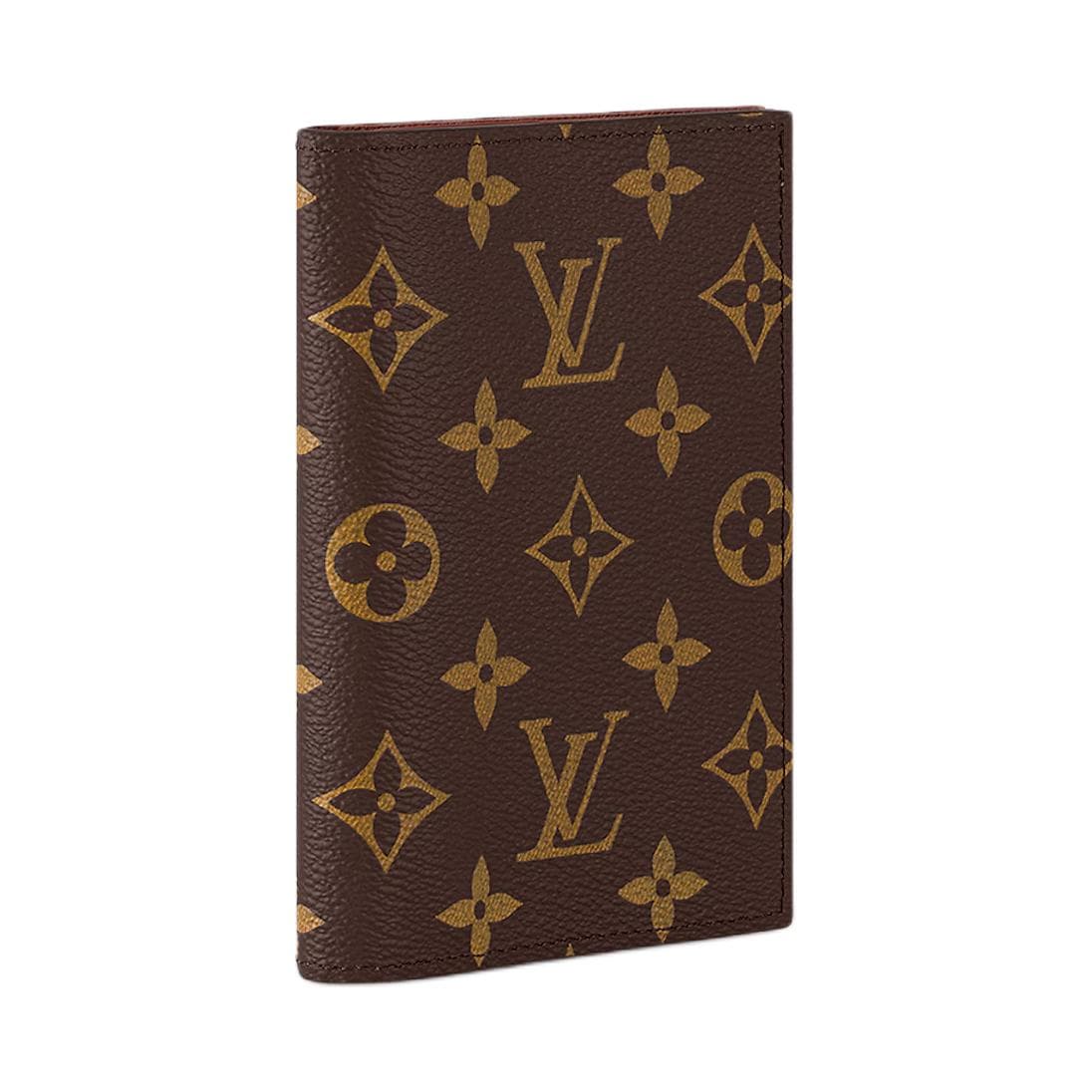 Louis Vuitton Canvas Passport Holder Brown
