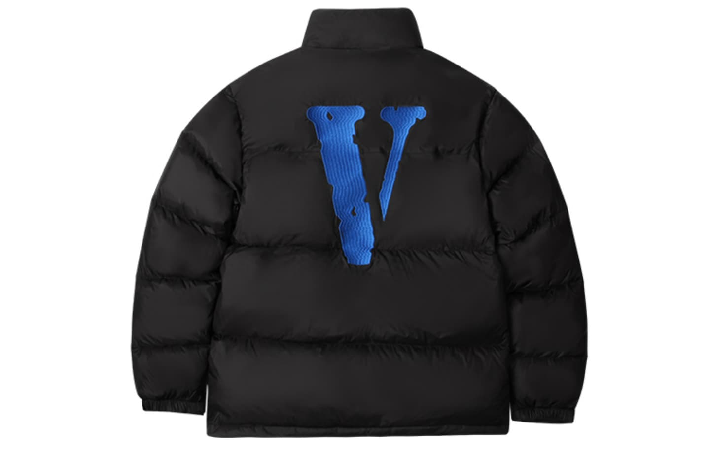 VLONE Classic Logo Down Jacket Black Silver