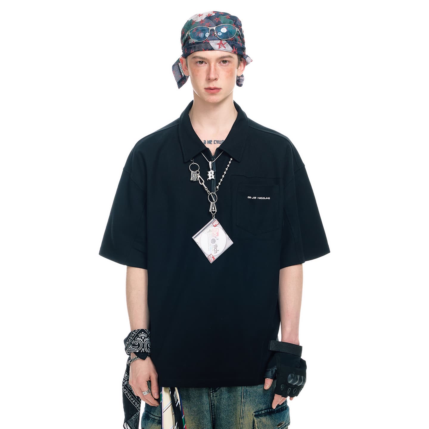 BJHG Vintage Polo Half-Zip