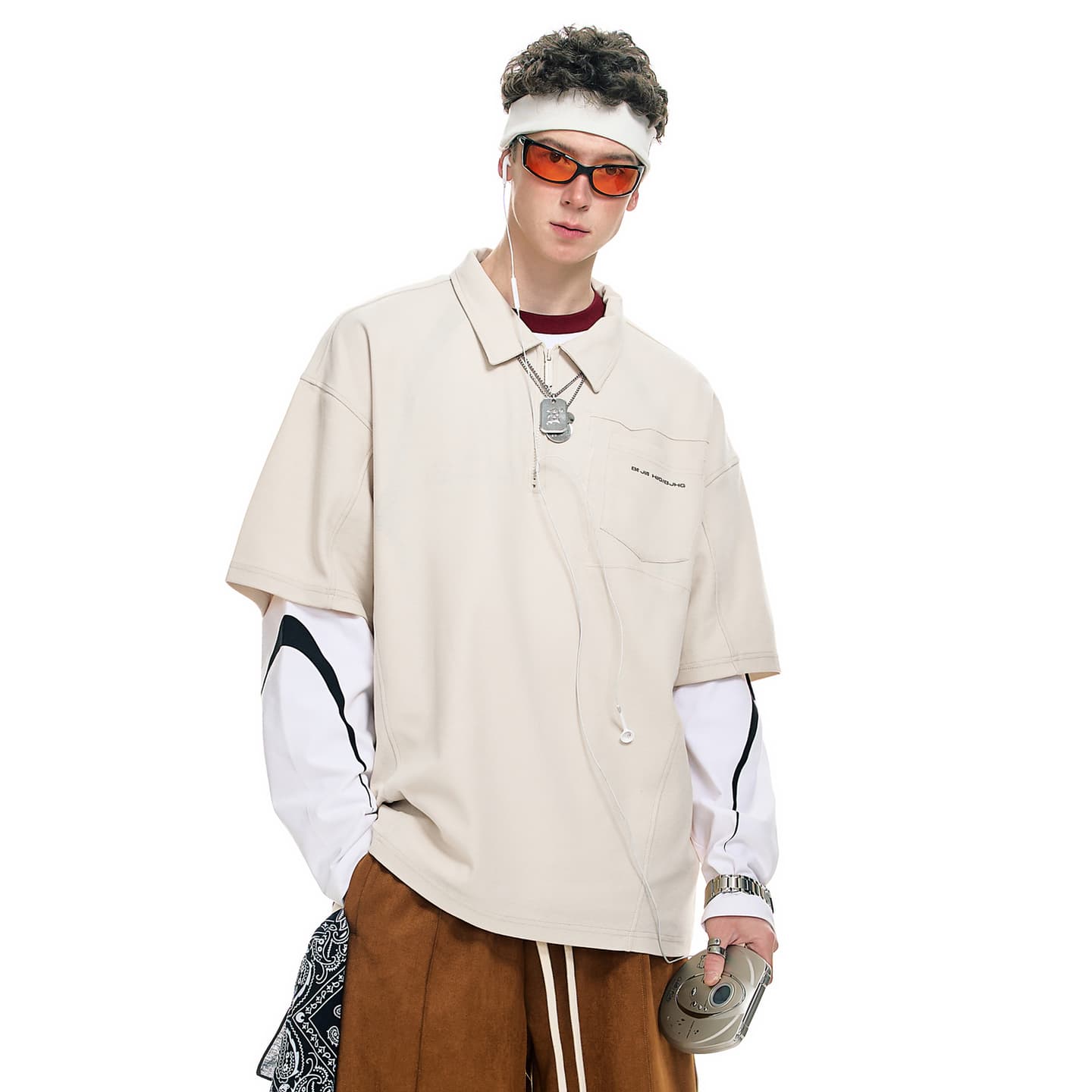 BJHG Vintage Polo Half-Zip