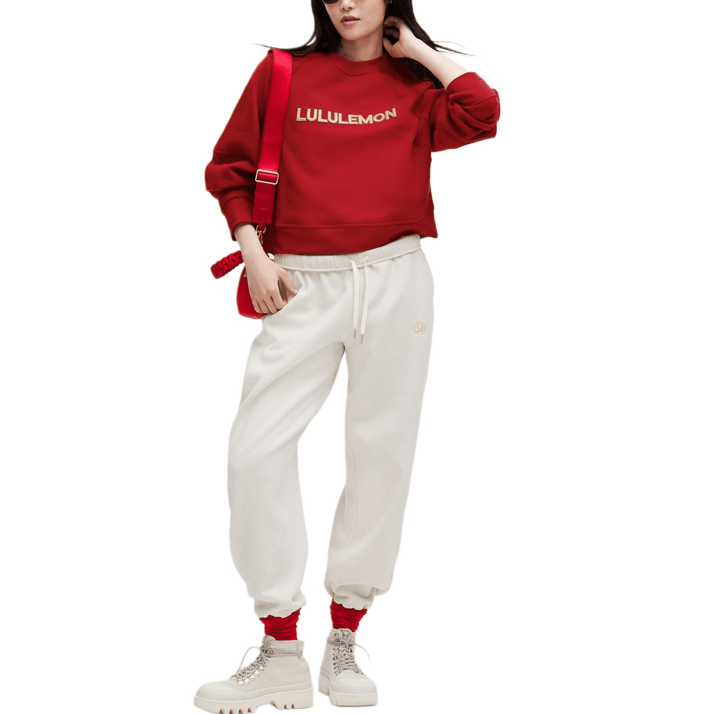 lululemon Scuba Pullover Dark Red