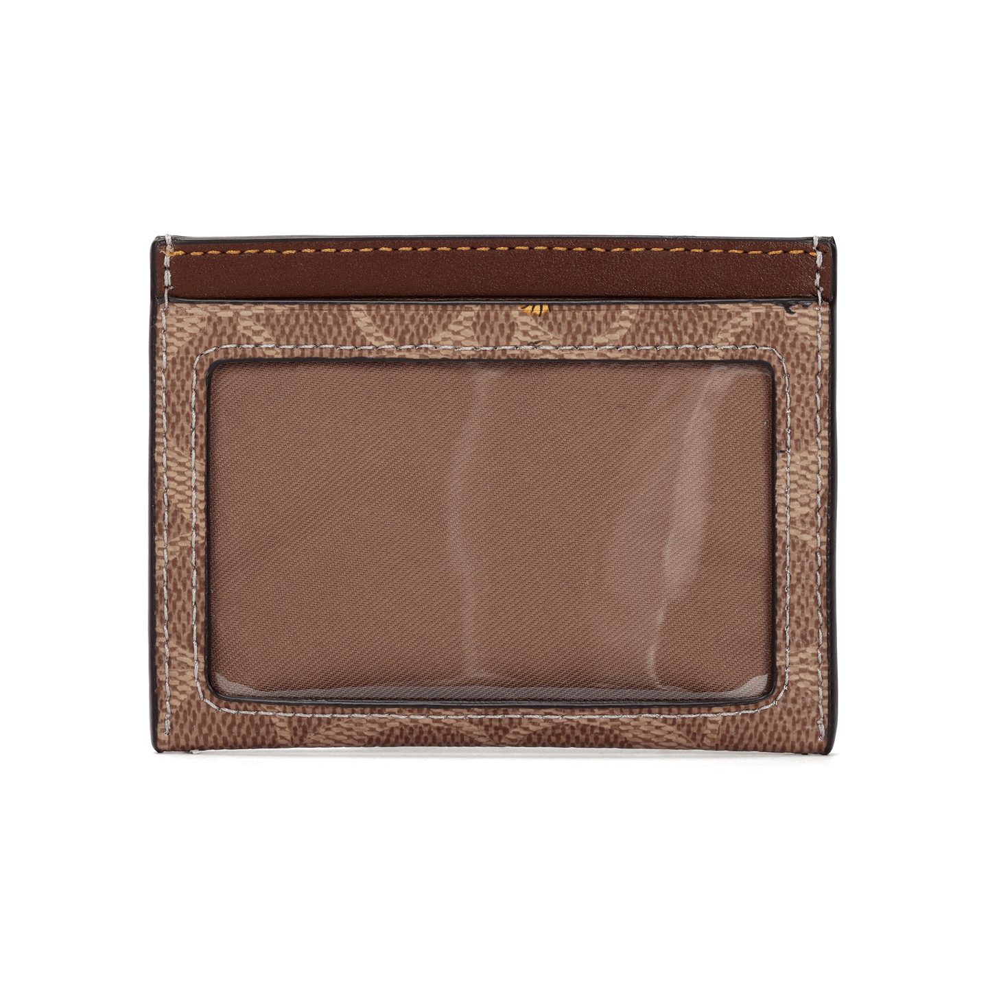 COACH x PEANUTS Slim Card Case Brown