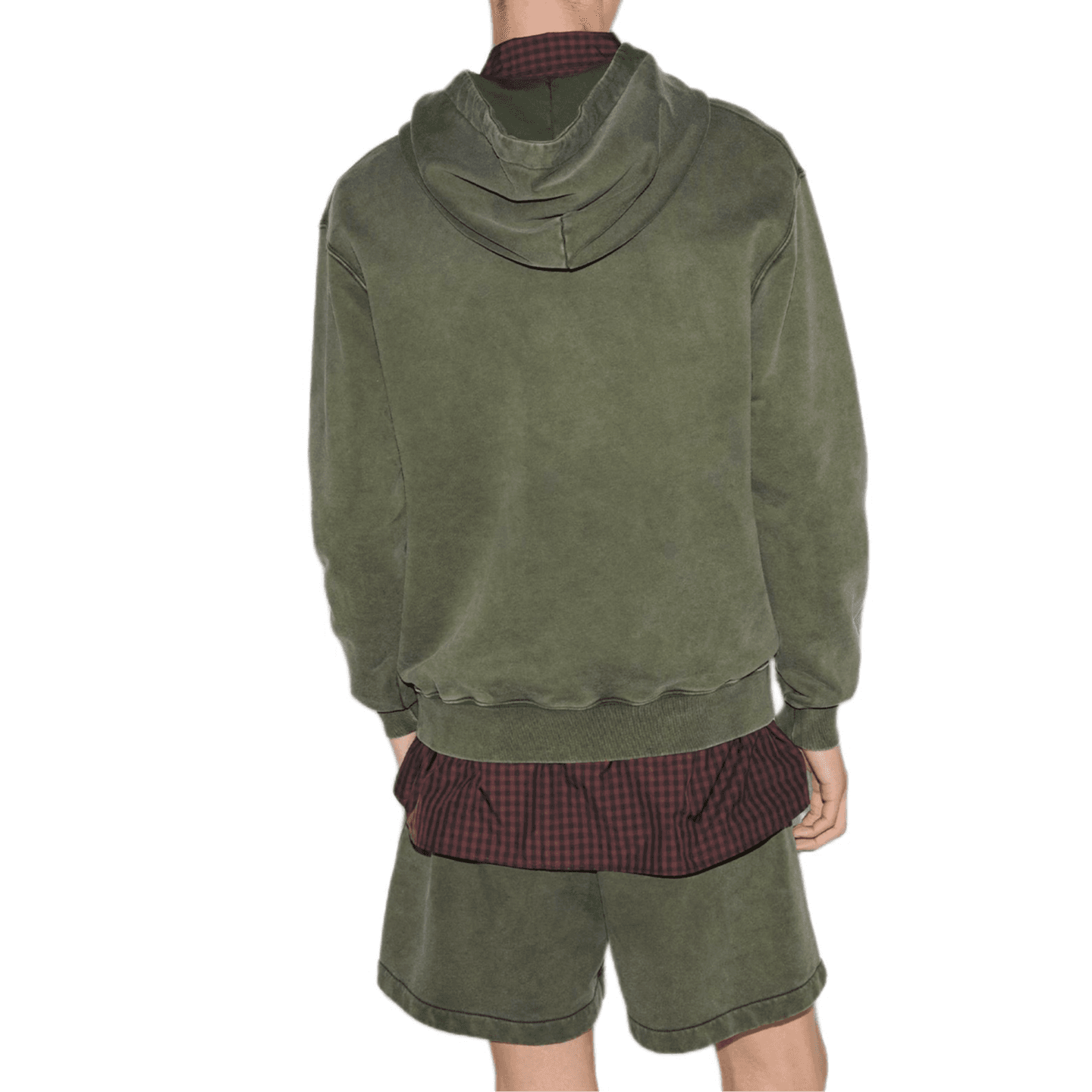 GUCCI FW24 Embroidered Cotton Sweatshirt Forest Green