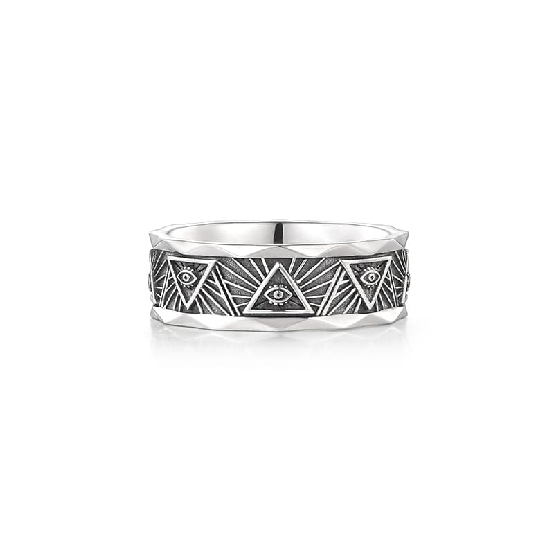 IDEAGEMER Eye of God Ring
