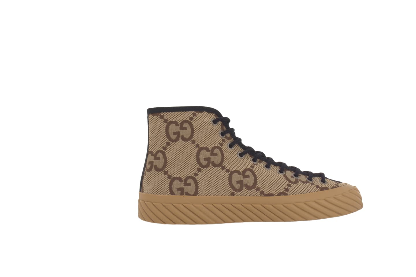 Gucci High-Top Sneakers Camel