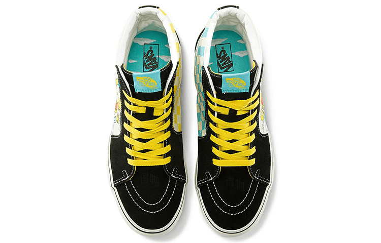 Vans SK8 High The Simpsons Black White