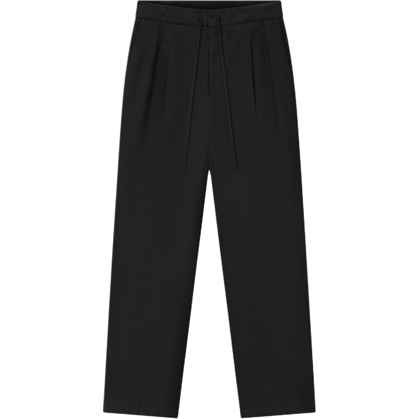 Essentials SS26 PLEAT FRONT PANT VINTAGE BLACK