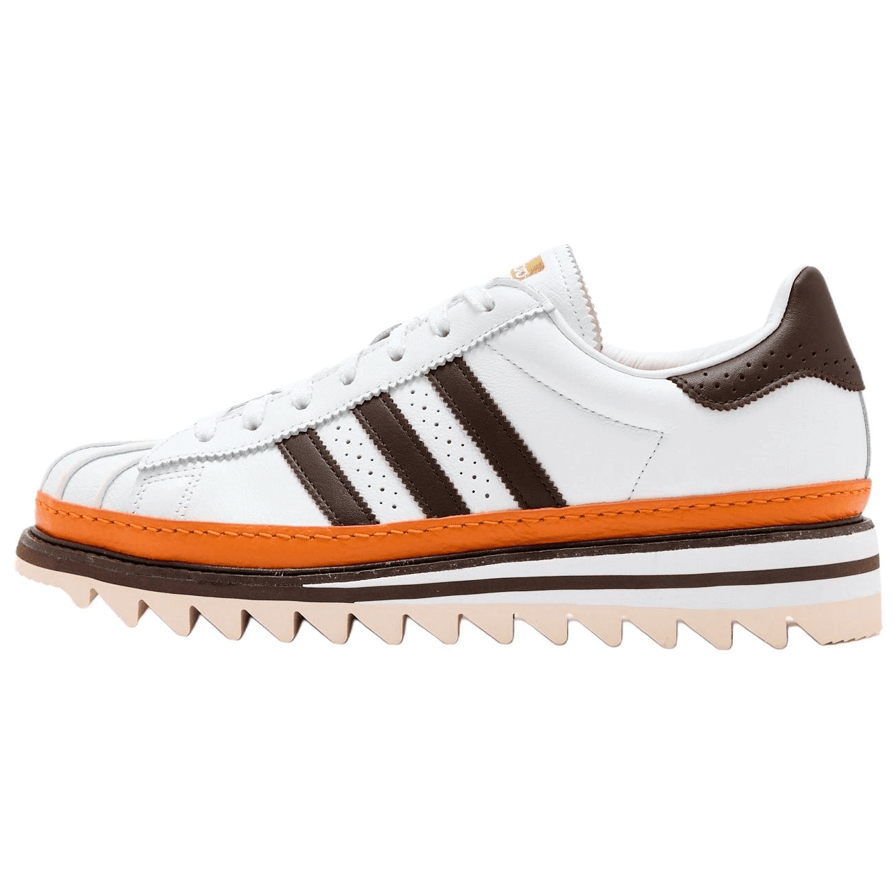 adidas originals CLOT SUPERSTAR EX ORANGE B "Coffee"