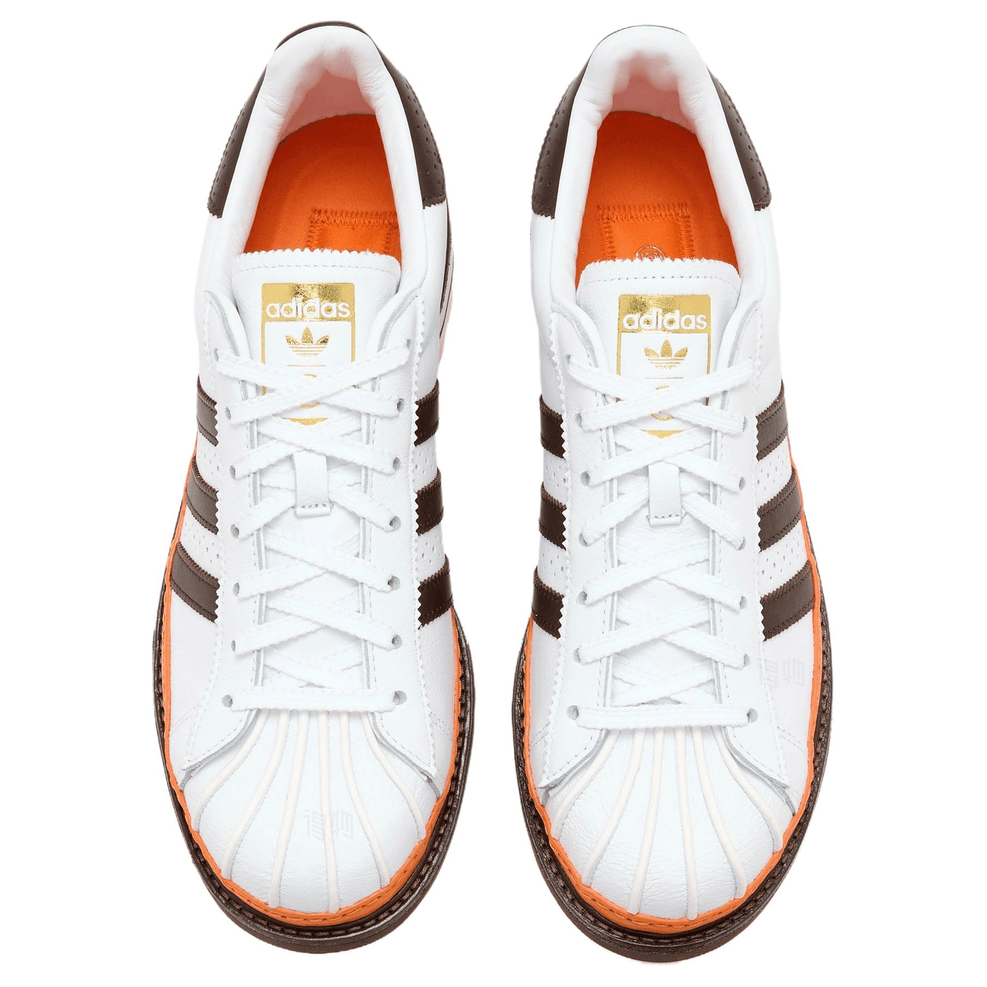 adidas originals CLOT SUPERSTAR EX ORANGE B "Coffee"