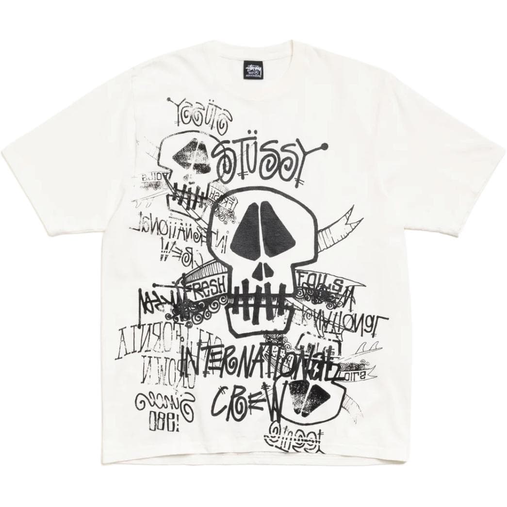 Stussy SS26 SKULLS TEE PIGMENT DYED T