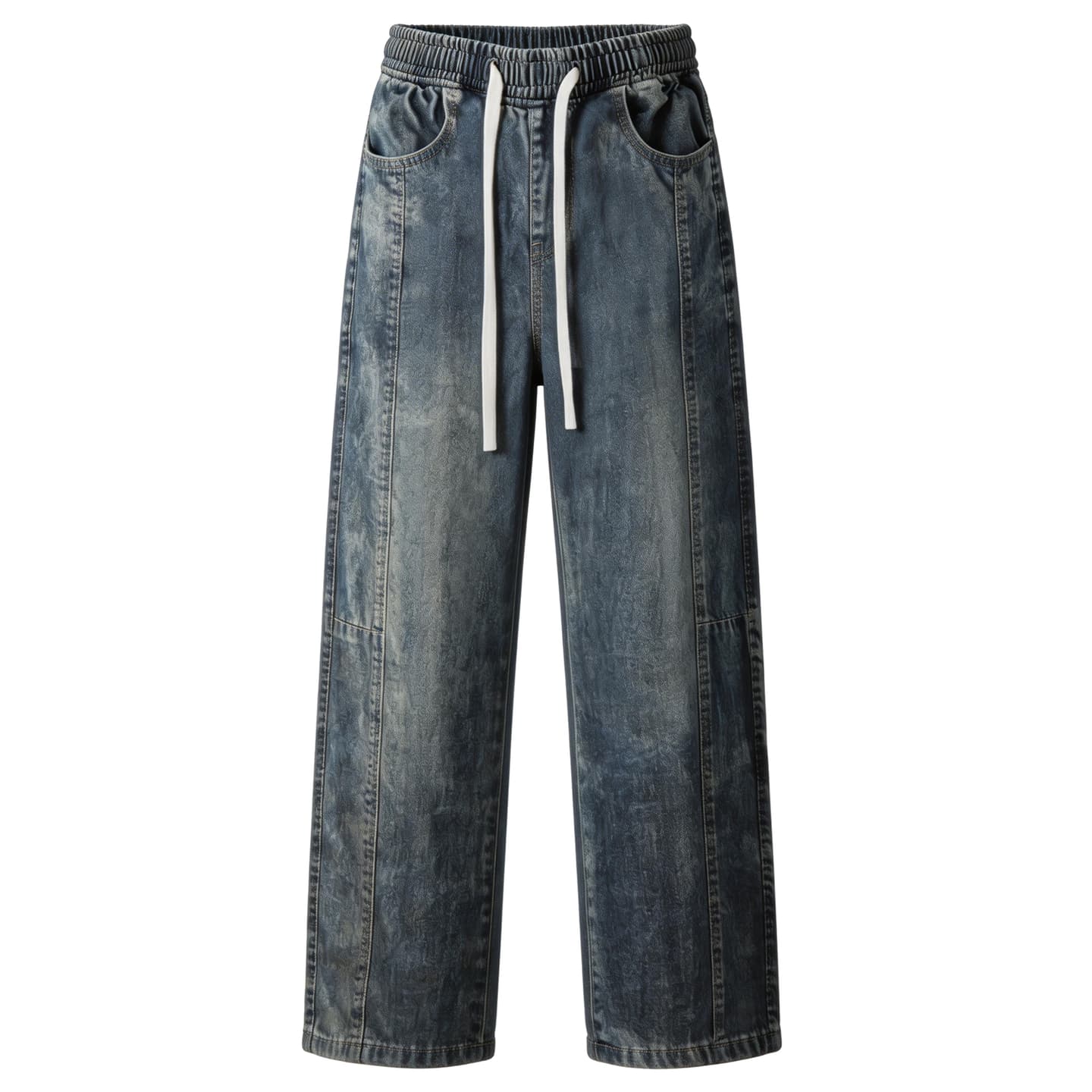BRNR Vintage Washed Straight Jeans