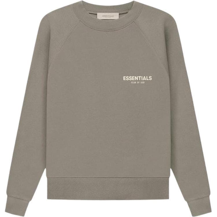 Fear of God Essentials SS22 Crewneck Desert Taupe Logo