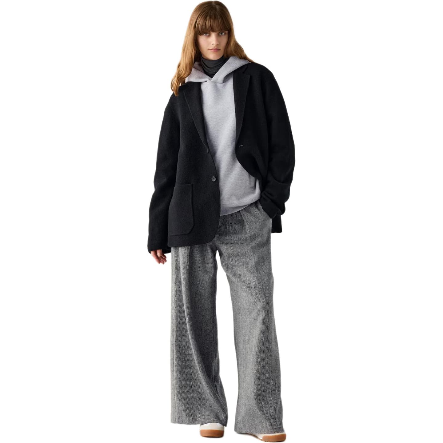 UNIQLO x Clare Waight Keller FW24 Knit Jacket Deep Gray