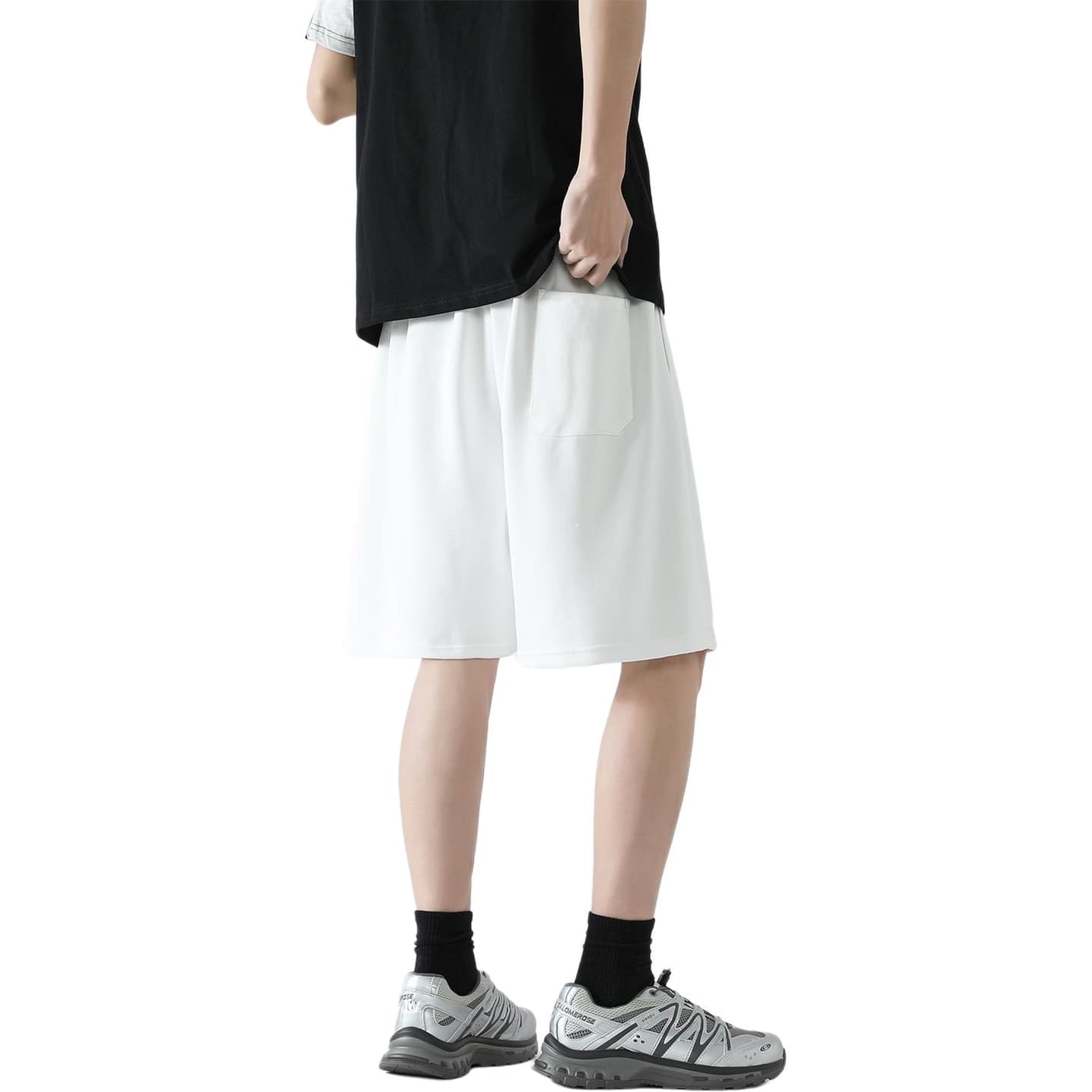 Dunhuang Museum Retro Colorblock Shorts