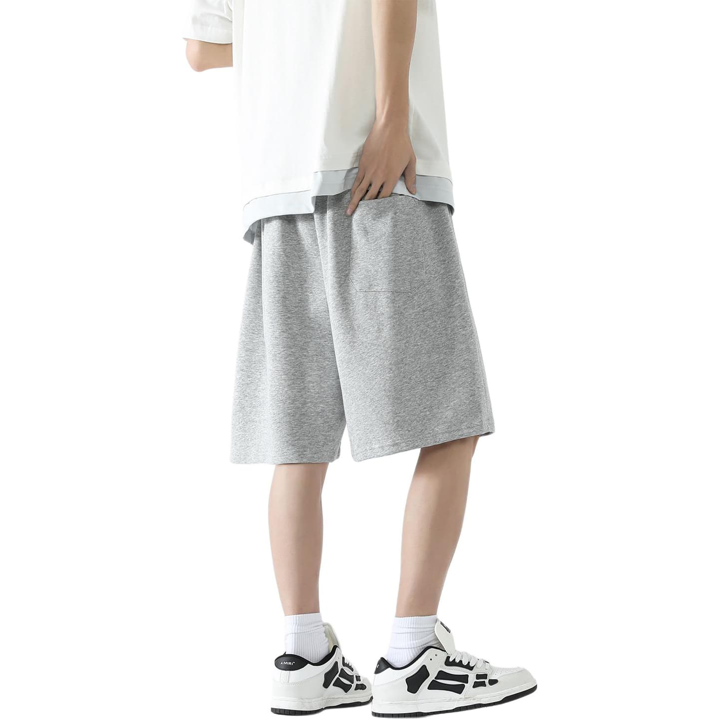 Dunhuang Museum Retro Colorblock Shorts
