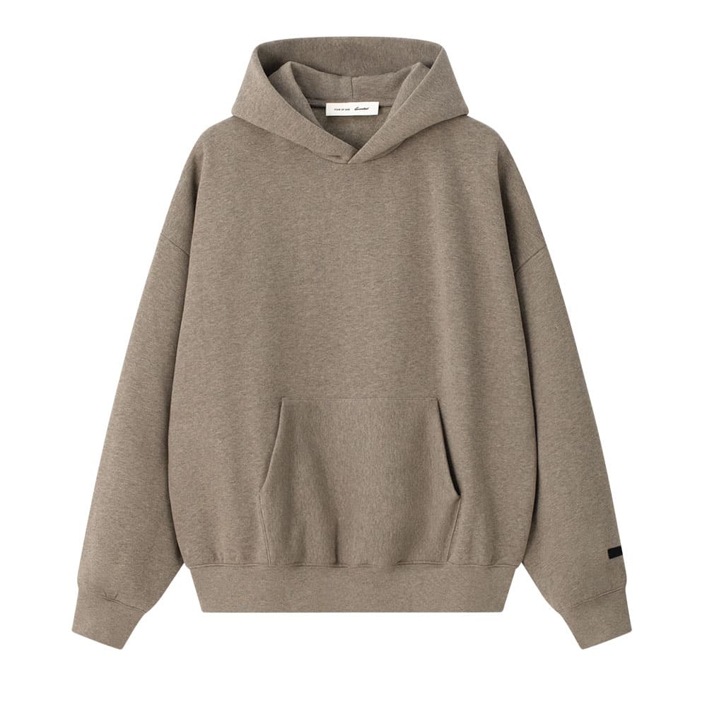 Essentials SS26 CLASSIC FIT FLEECE HOODIE HOMESTEAD HEATHER