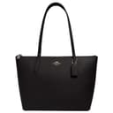COACH Zip Top Tote 30 Black
