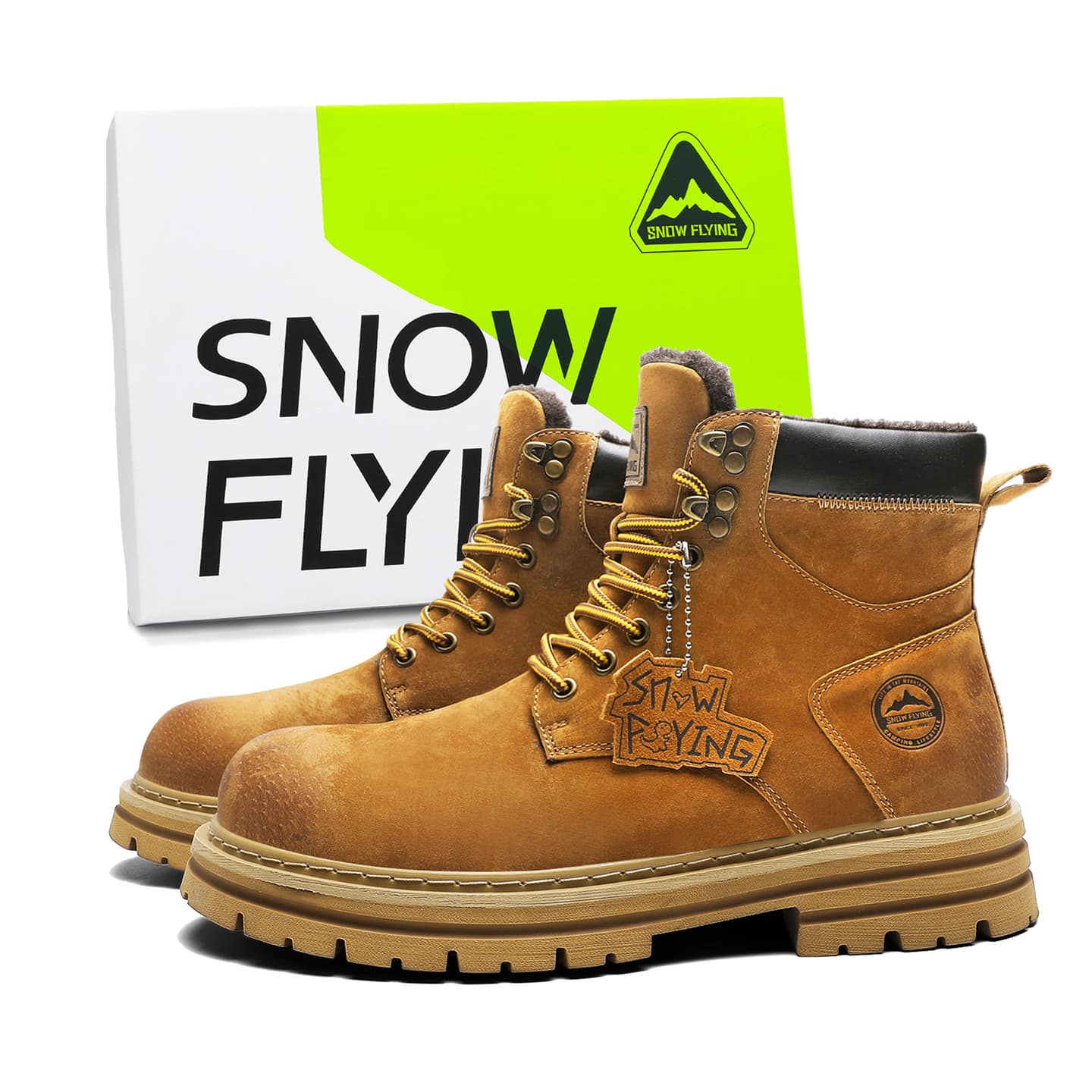 SNOW FLYING