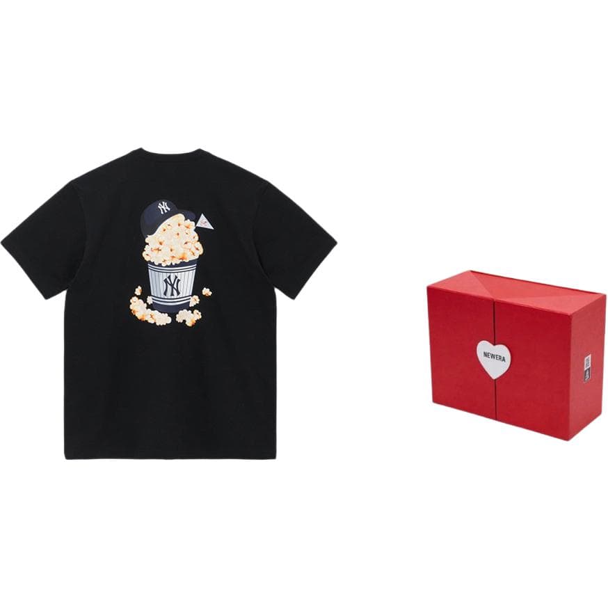 New Era x MLB Yankees Cartoon Tee Black