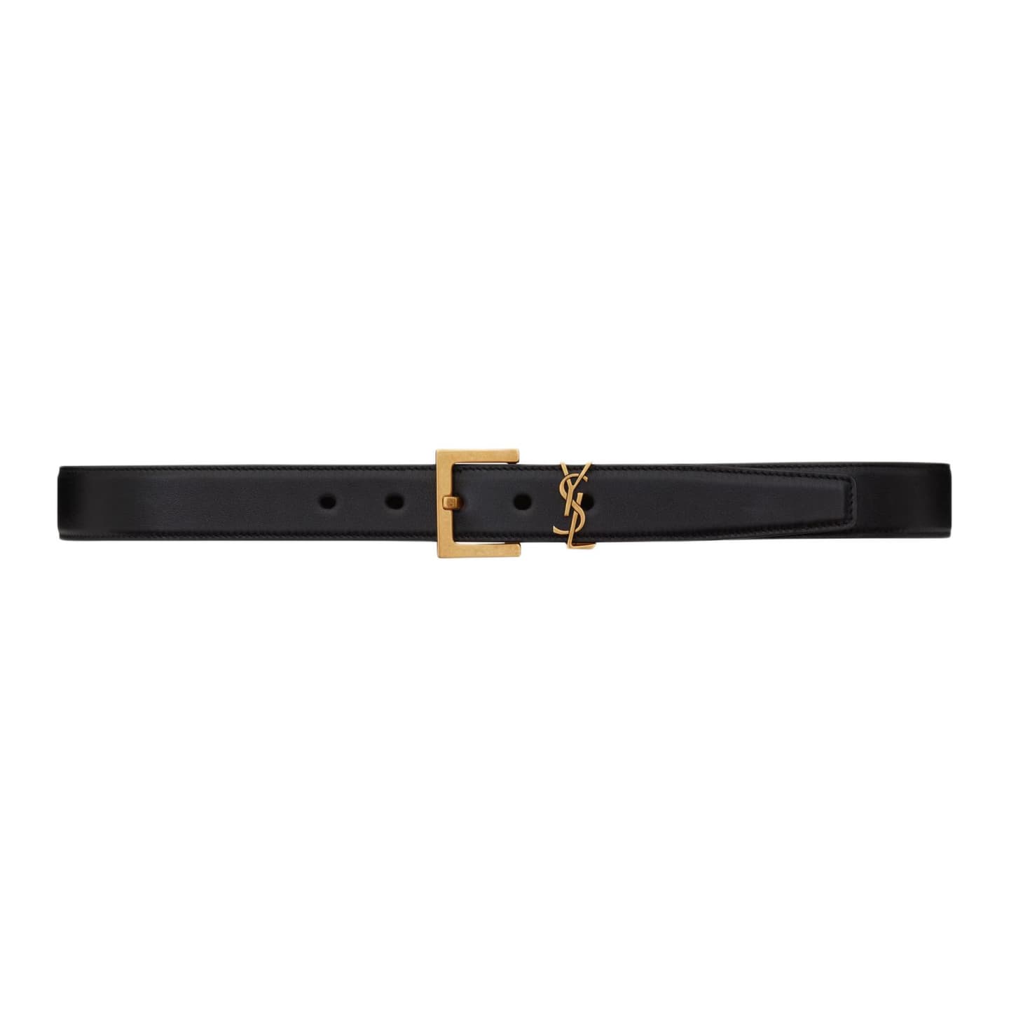 Saint Laurent Logo Buckle Belt