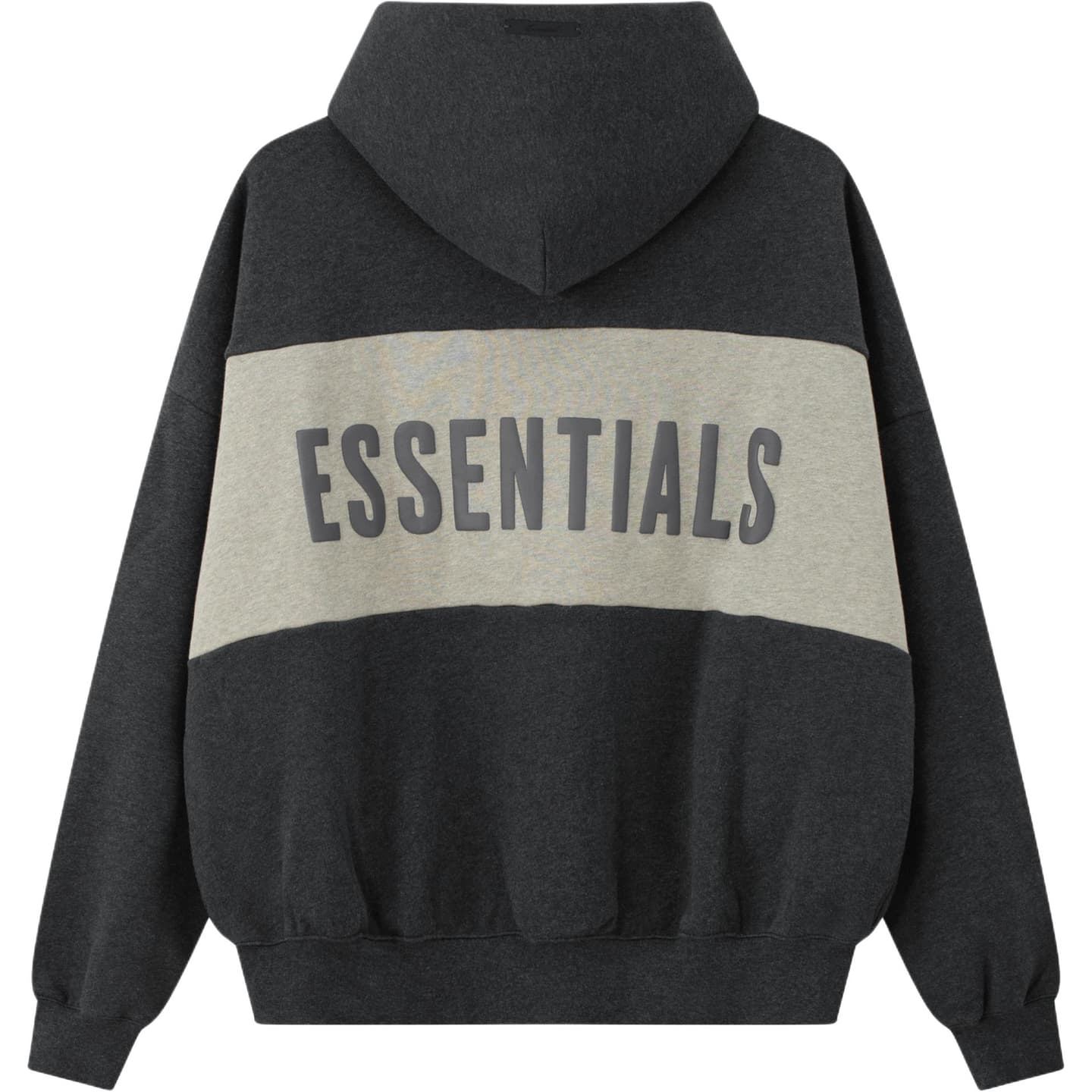 Essentials SS26 CROPPED RELAXED PANELLED HOODIE