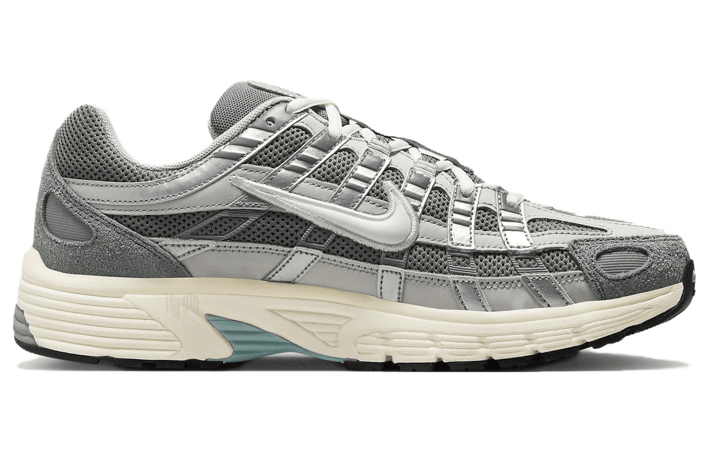 Nike P-6000 White Silver