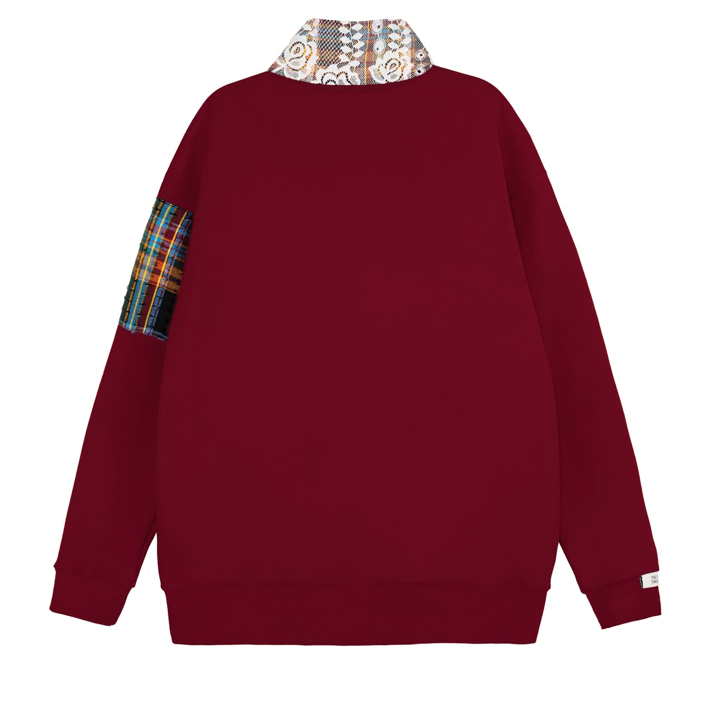 adidas CNY Year of the Horse Fantasy Plaid Lace Sweatshirt