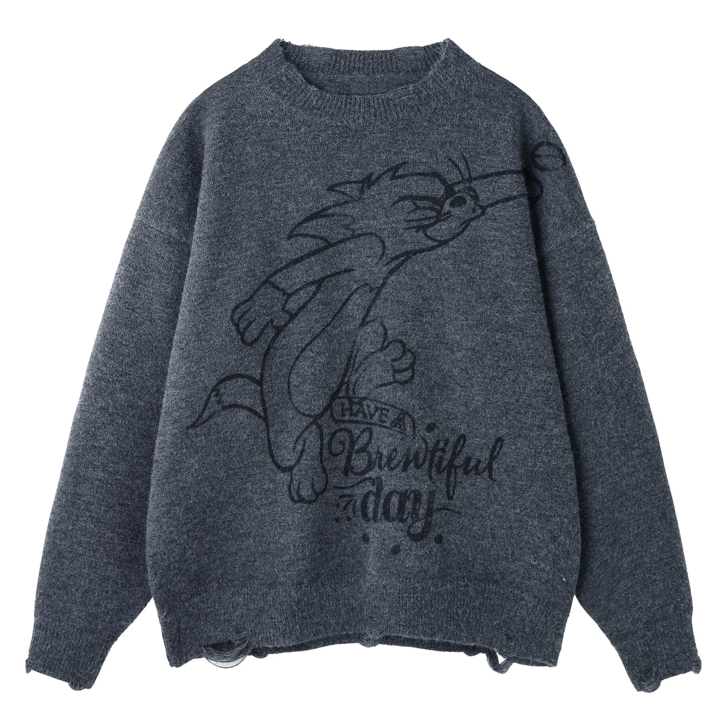 BJHG x Tom and Jerry Oversize Sweater