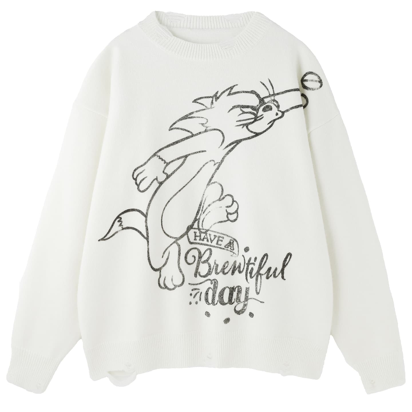 BJHG x Tom and Jerry Oversize Sweater