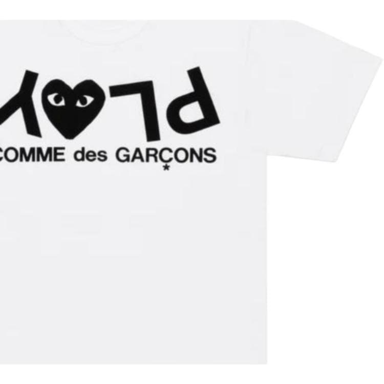CDG Play Logo T-Shirt White
