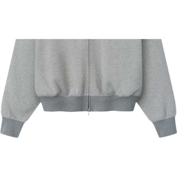 Essentials SS26 SIGNATURE CLASSIC FULL ZIP HOODIE CONCRETE HEATHERDARK